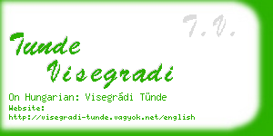tunde visegradi business card
